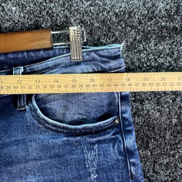 BKE Payton Jeans Women's 31 Blue Ankle Skinny Mid Rise Universal Fit Distressed - Picture 7 of 9